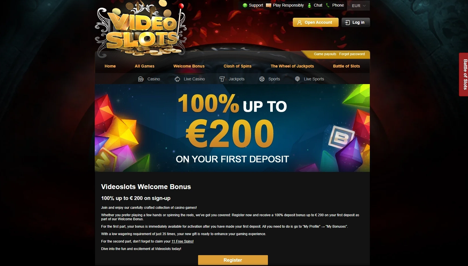 Videoslots Casino