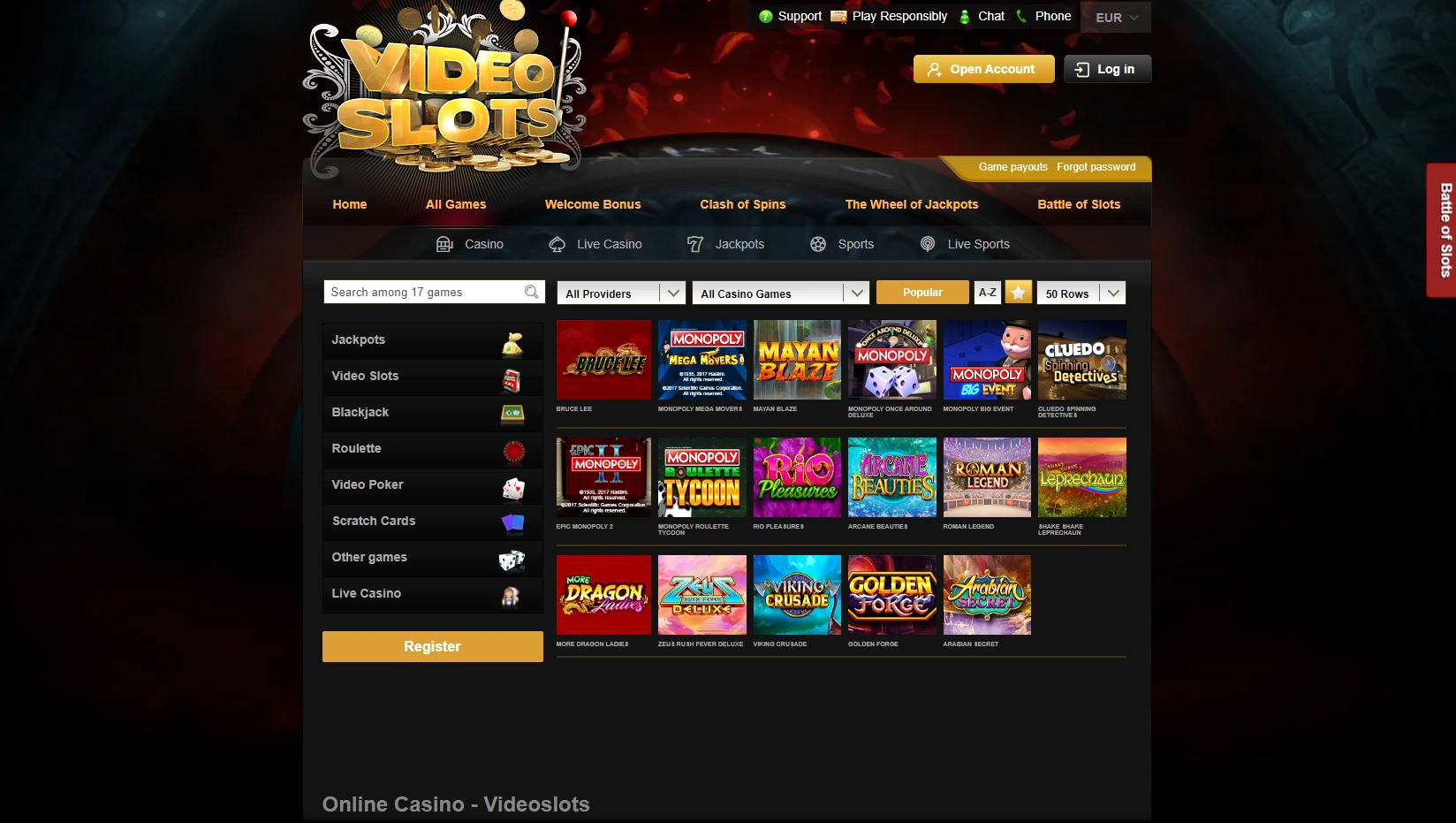 Videoslots Casino